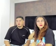 roxyandaron is a  year old couple webcam sex model.